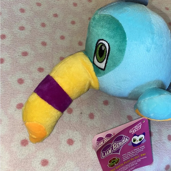 Vintage plush Tucan Luvbird stuffed toy animal sugarloaf NWT - Picture 2 of 14